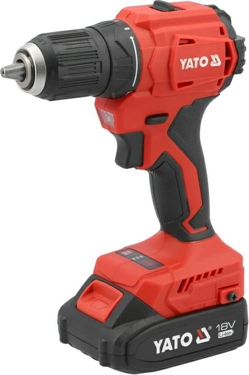 Kaçavidë elektrike pa kabllo YATO 1084626, brushless, 18V, 2x2.0Ah, e kuqe