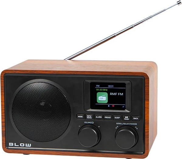 Radio portabile BLOW RK5 BT FM/DAB+ për kuzhinë, e zezë
