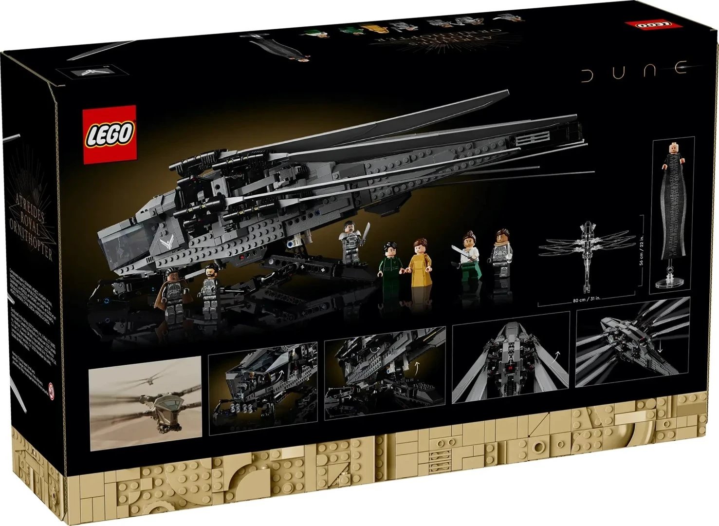 Set LEGO ICONS 10327 Atreides Royal Ornithopter