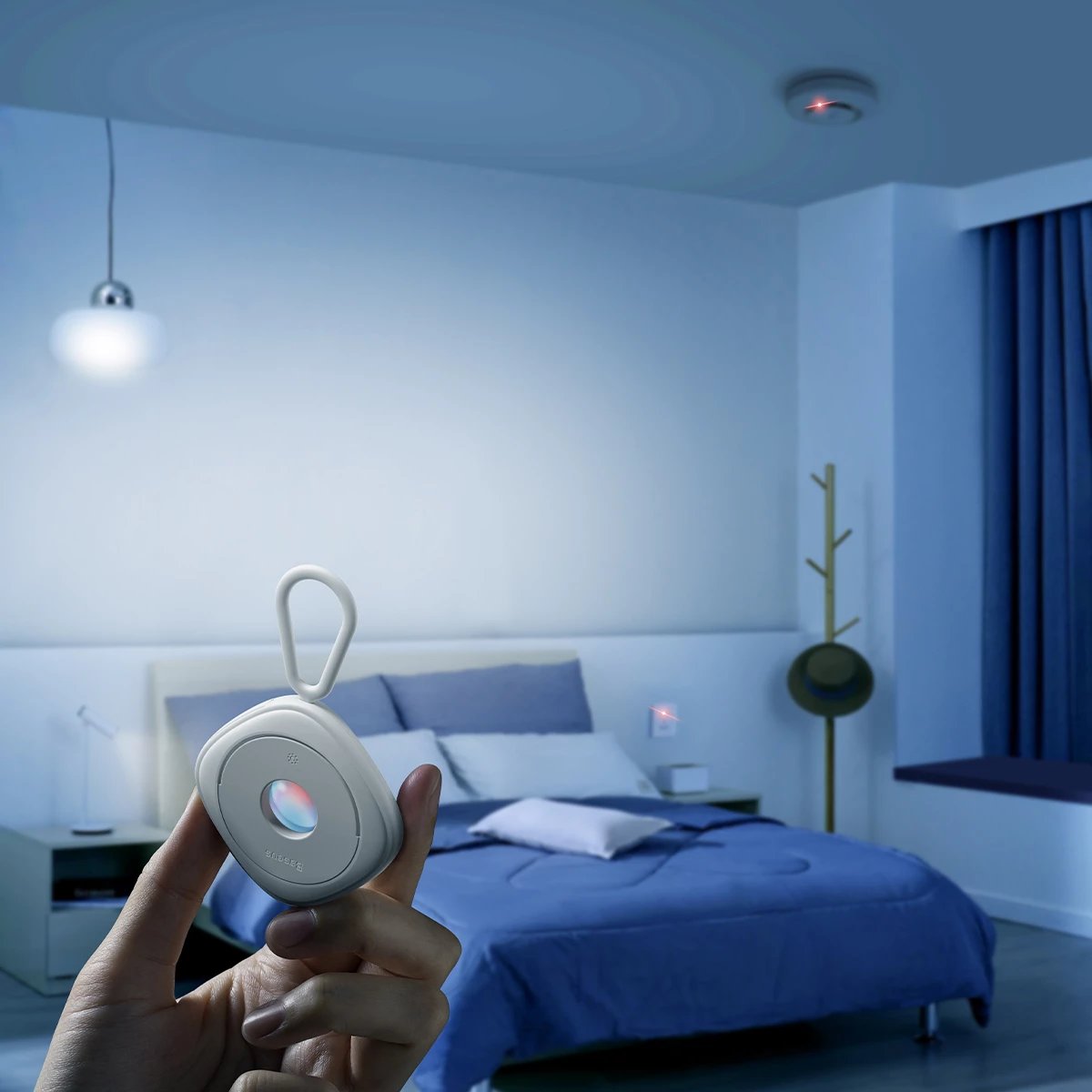 Detektor kamerash të fshehura Baseus Heyo FMHY000002, i bardhë Detektor kamerash të fshehura Baseus Heyo FMHY000002, i bardhë