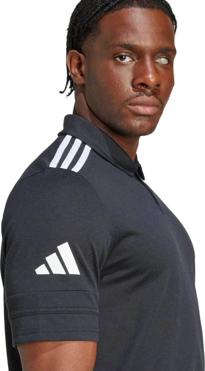 Maicë polo për meshkuj adidas, e zezë