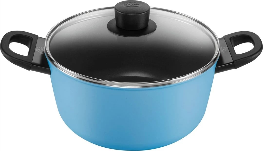 Tenxhere BALLARINI 24 cm me kapak, Blu