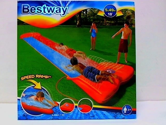 Rrëshqitëse uji dyshe Bestway, 549cm, Kuqe/Blu
