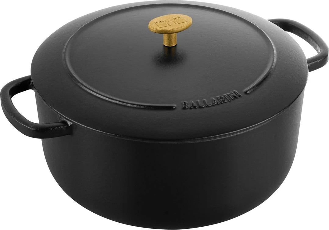 Tigan i rrumbullakët Ballarini Bellamonte, 7 ltr, i zi