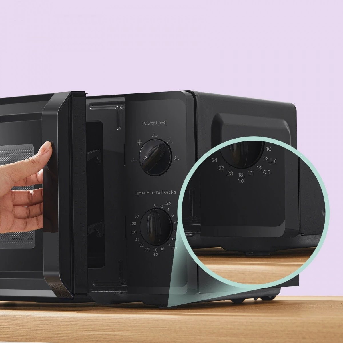 Mikrovalë Midea Comfee CMO-MP012OC-BK, 19L, e zezë