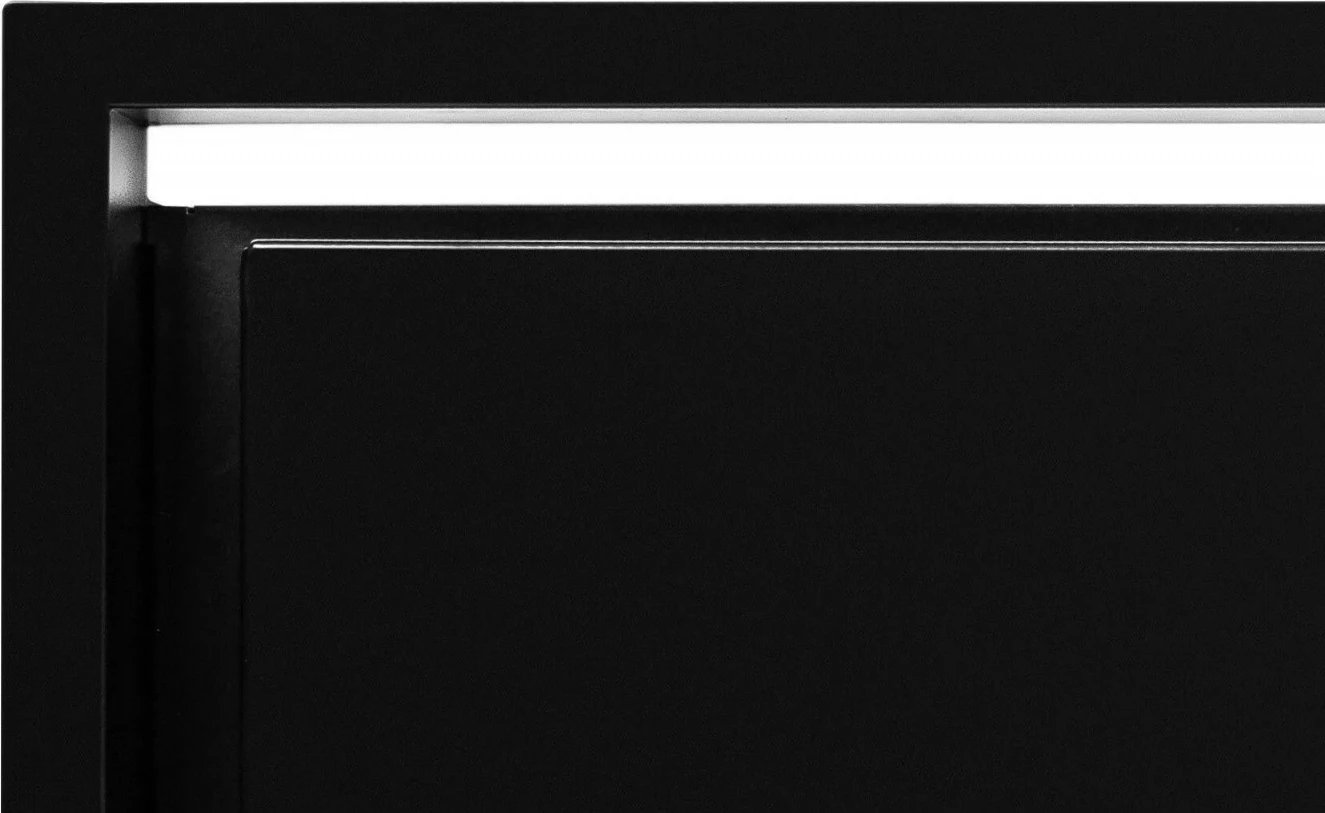 Aspirator i integrum Amica OMC6751B, 60 cm, kontroll me gjeste dhe telekomandë, LED, i zi