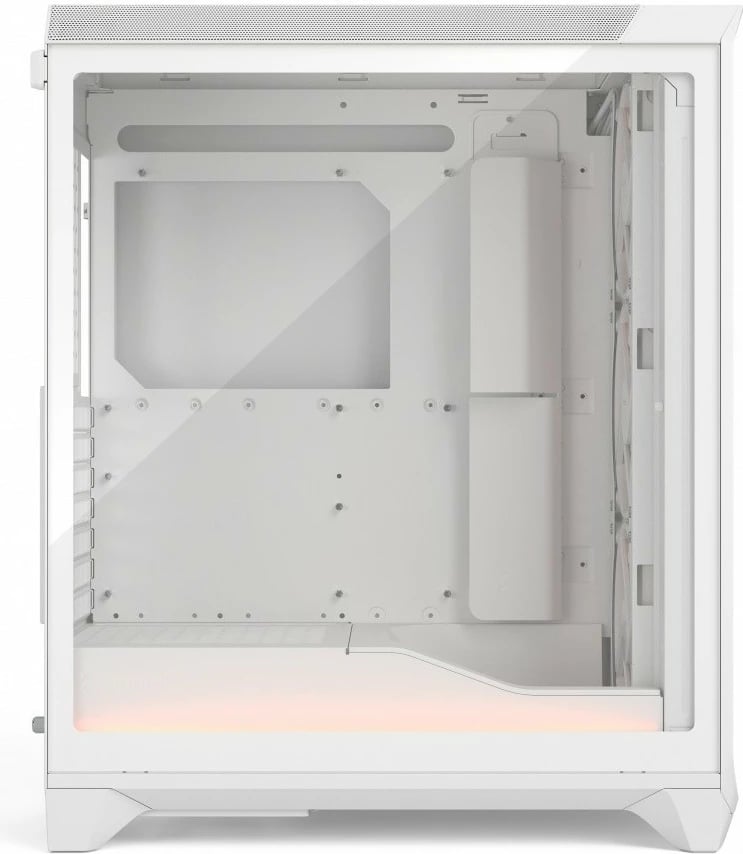 Kasë Fractal Design Meshify 3 Ambience ProRGB White TG Clear, ATX, RGB, Xham i temperuar, E bardhë