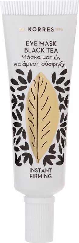 Maskë për sy Korres Black Tea Instant Firming Eye Mask për femra, 6ml