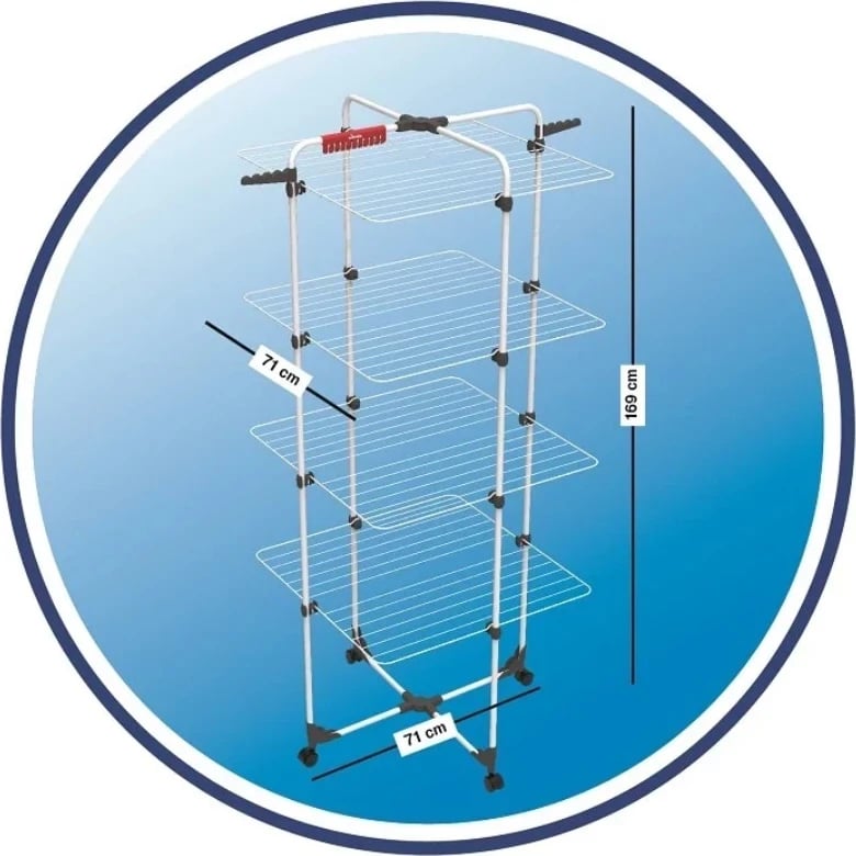 Tharëse për rroba Vileda Mixer 4, e bardhë Tharëse për rroba Vileda Mixer 4, e bardhë