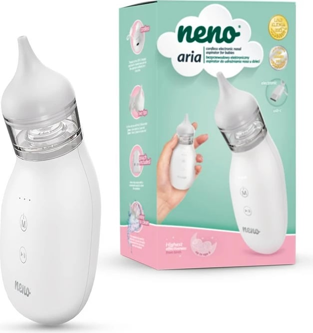 Aspirator hunde elektronik pa tela neno Aria, i bardhë