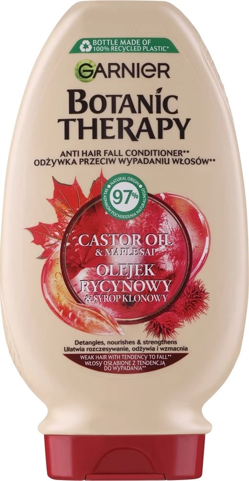 Balsam për flokë Garnier Botanic Therapy Hair Loss Prevention me Vaj Ricine dhe Shurup Panje për femra, 200ml