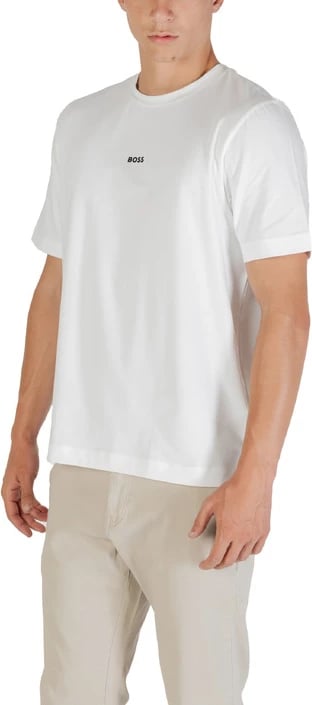 Maicë Boss për meshkuj, e bardhë