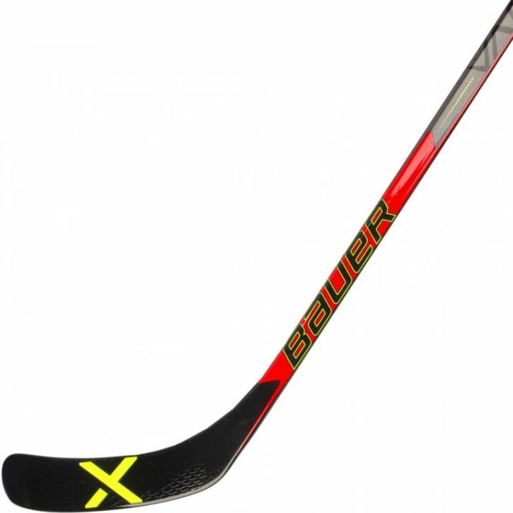 Hokej shtyllë për fëmijë Bauer Vapor Tyke, e zezë dhe e kuqe