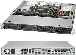 Kasë serveri Supermicro SuperChassis 813MFTQC-350CB2, Rack, 1U, e zezë