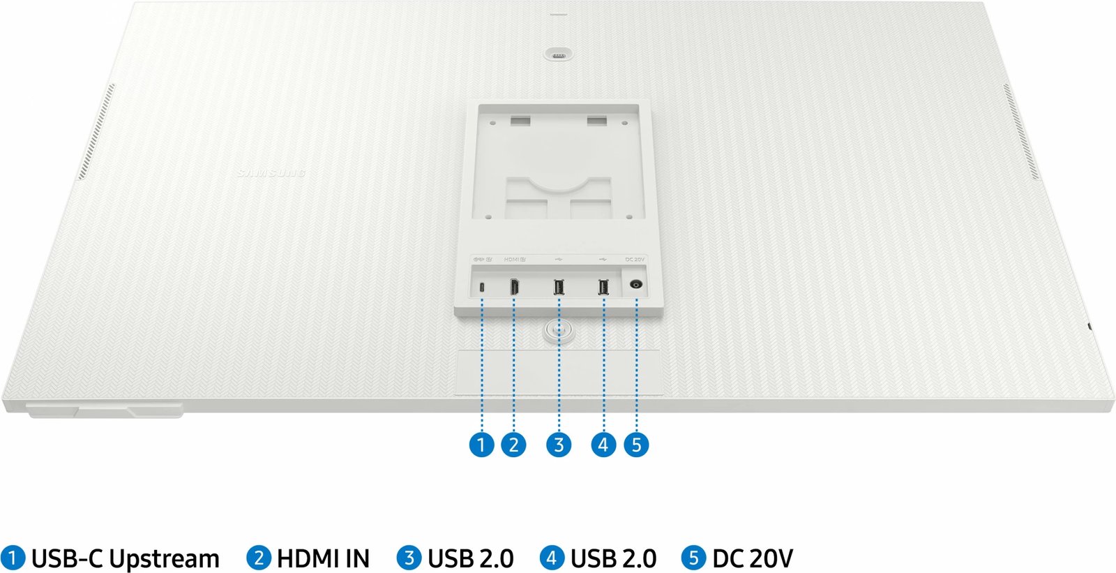 Monitor Samsung M70C, 32", 4K Ultra HD, LED, Bardhë