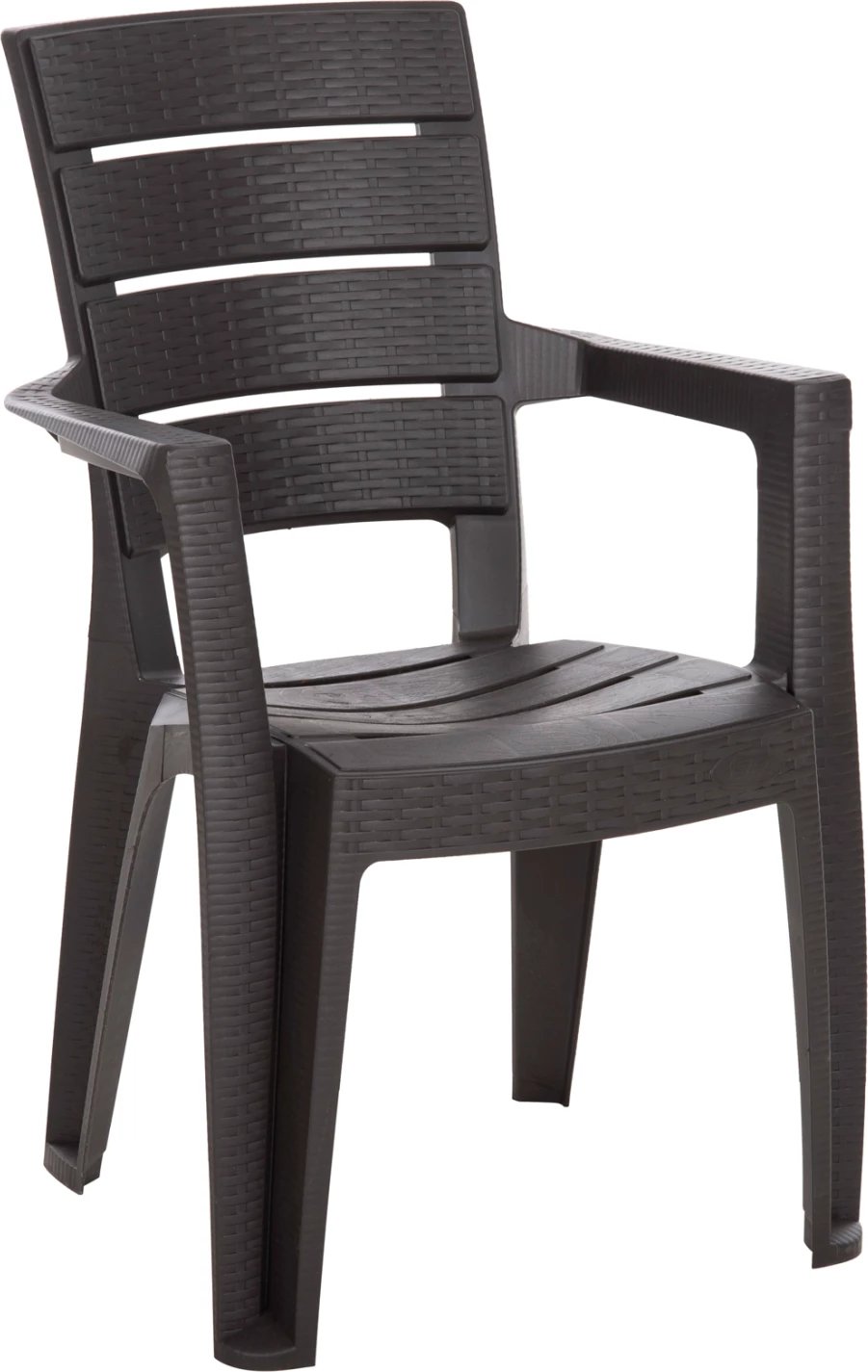 Karrige me krahë polipropileni DERYA FH6144.06 ngjyrë kafe 56,5x55x87H cm