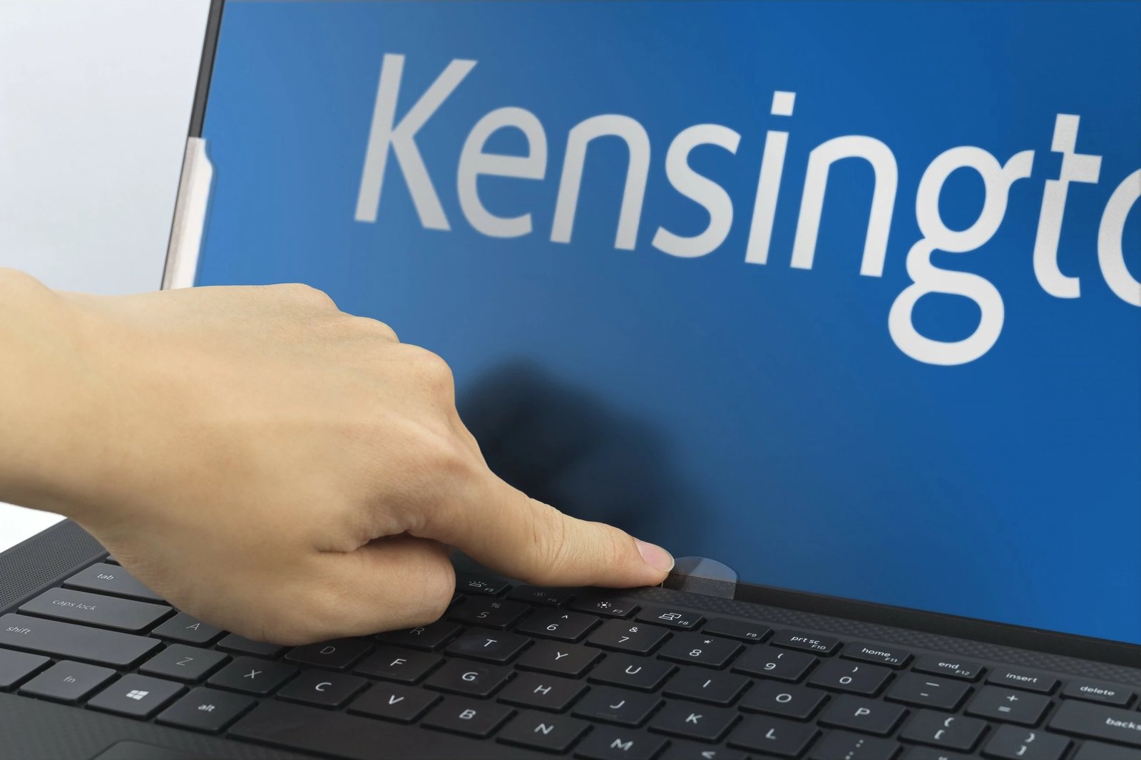 Kit instalimi Kensington Replacement Accessory për privacy screen deri 34 inç, kaltër/bardhë