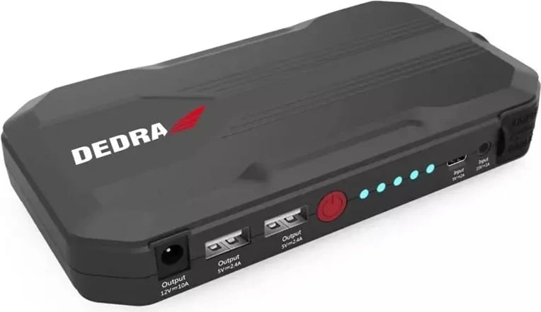 Jump starter DEDRA DEPP1200 për vetura, i zi