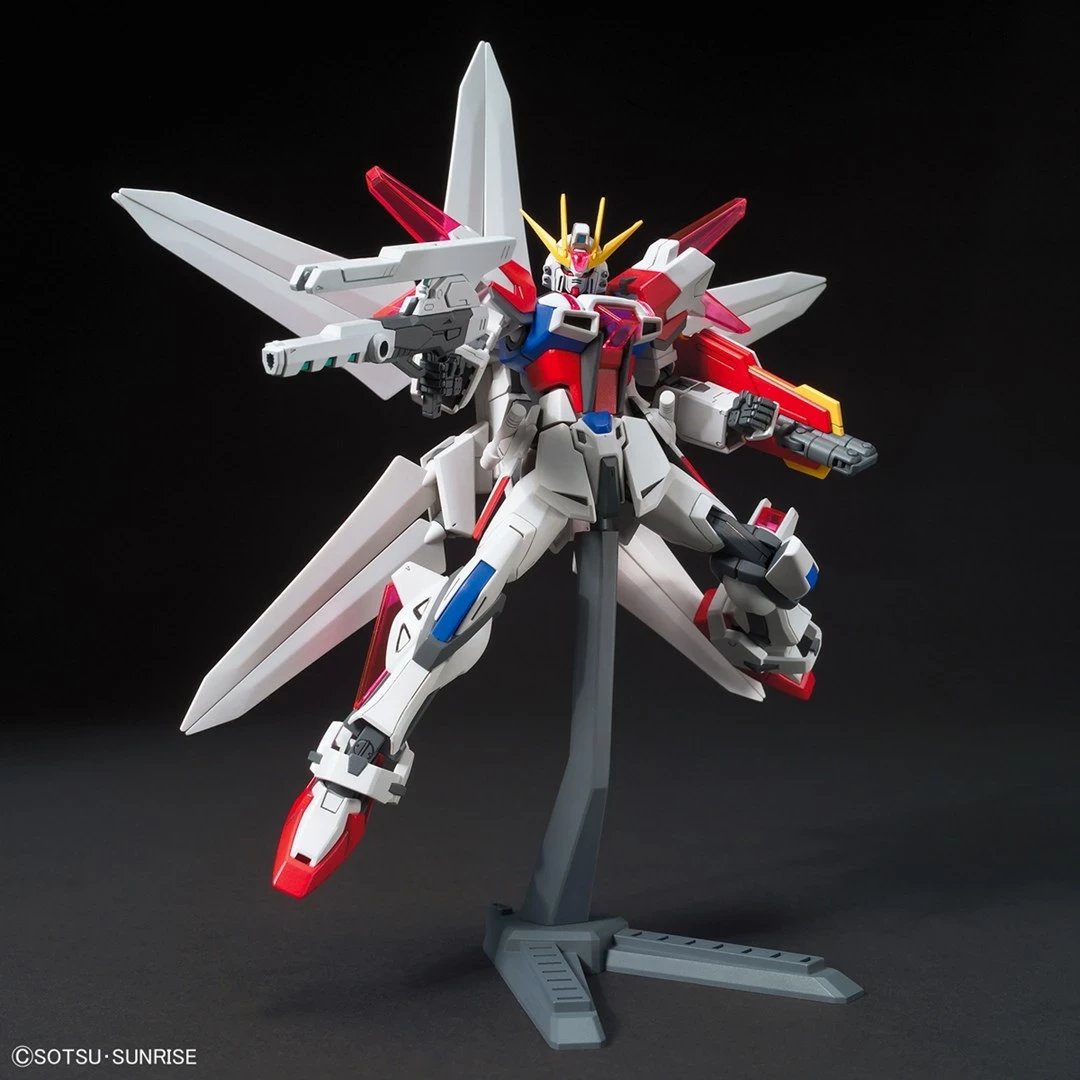 Model plastik Bandai HGBF Build Strike Galaxy Cosmos 1/144, koleksion