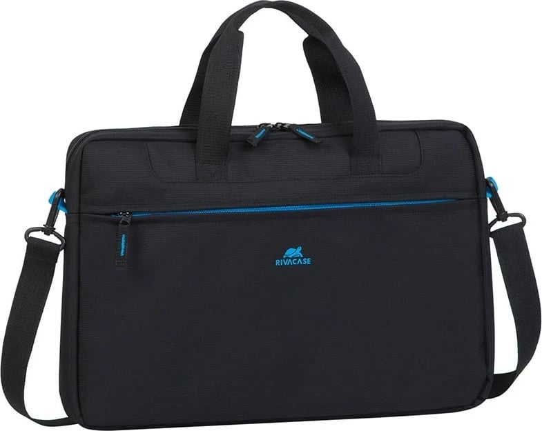 Çantë RivaCase Messenger 8037, për laptop 15.6", E zezë