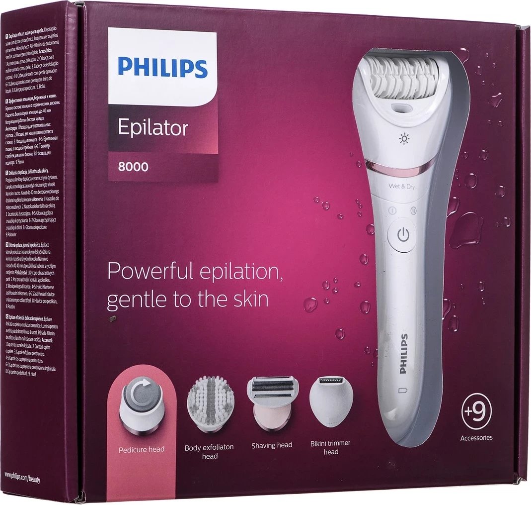 Epilator Philips Series 8000 BRE740/10, Rozë
