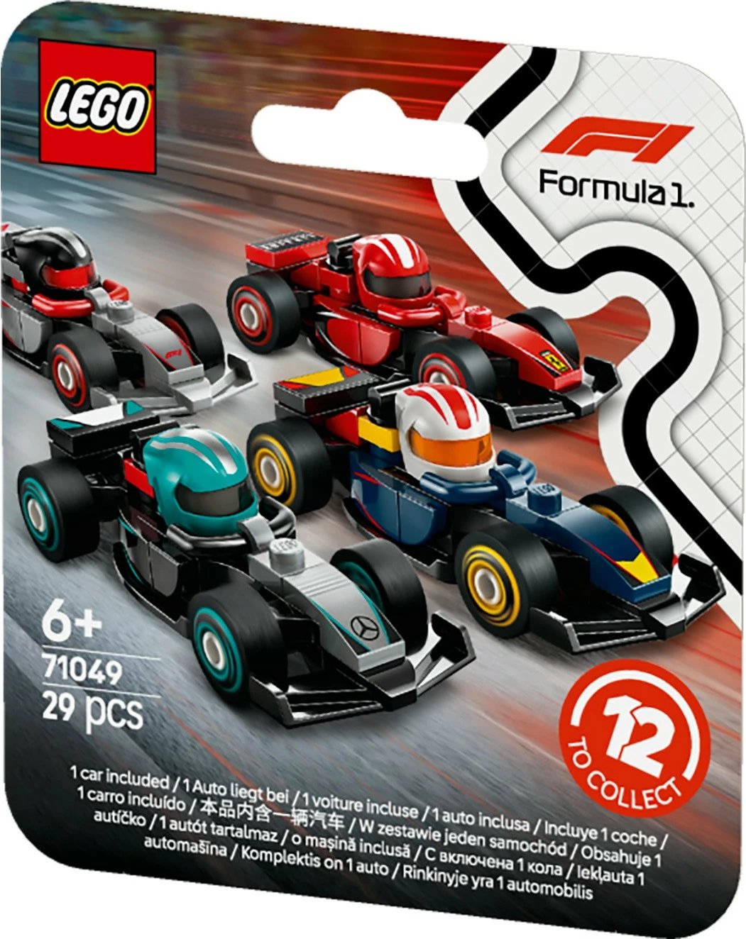 Set ndërtimi LEGO F1 71049, 29 pjesë, shumëngjyrëshe