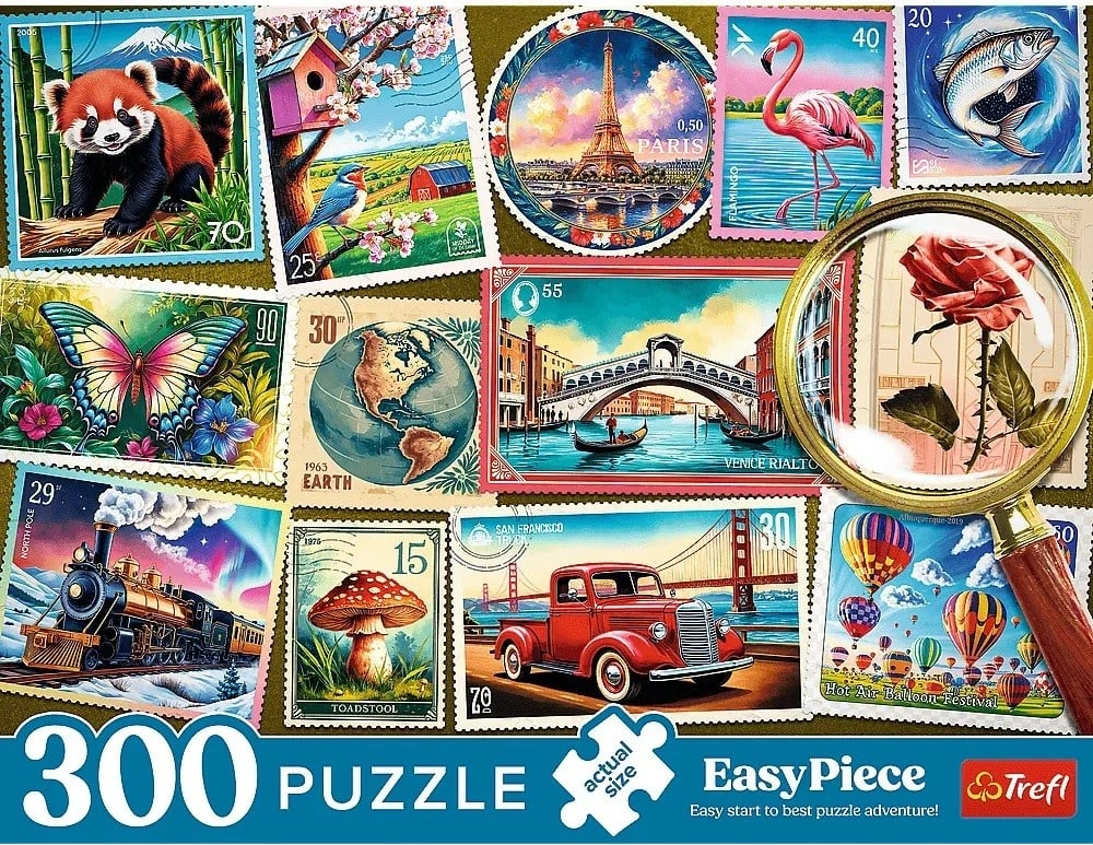 Puzzle Trefl EasyPiece 300 pjesë, pulla poste, 60x40cm