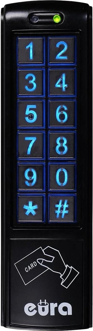 Bravë elektronike me kod EURA AC-30C7, e zezë
