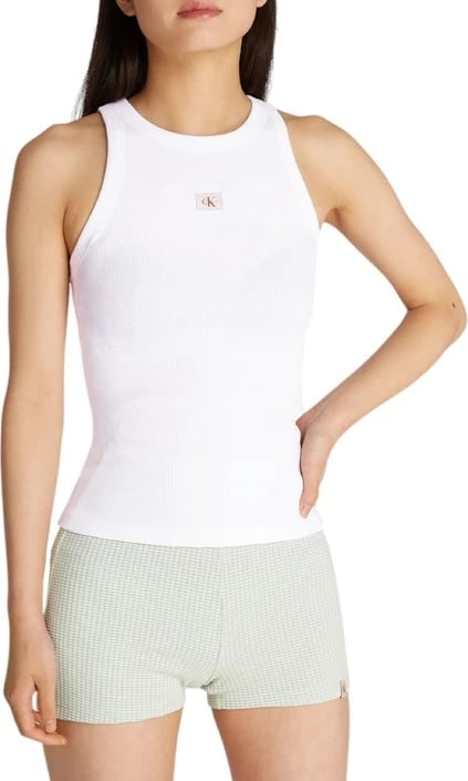 Maicë për femra Calvin Klein Jeans, të bardhë
