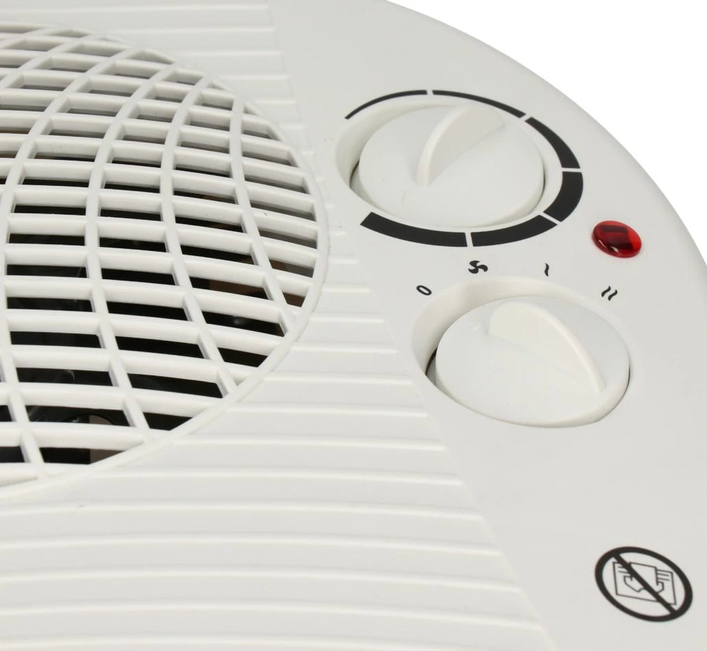 Ngrohës me ventilator, PRIME3 SFH21, 2000W, 3 modalitete, termostat, mbrojtje nga mbinxehja, bardhë/zi