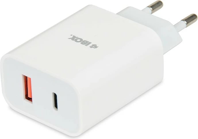 Karikues murali iBOX C-36, 20W, USB-C + USB, i bardhë