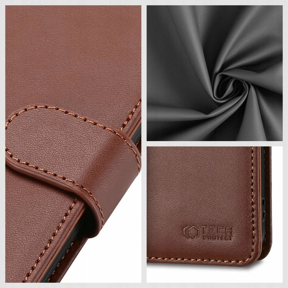Mbështjellës portofol Tech-Protect për Xiaomi Redmi 12C, eko lëkurë, i zi Mbështjellës portofol Tech-Protect për Xiaomi Redmi 12C, eko lëkurë, i zi