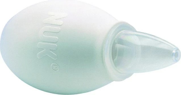 Aspirator hunde për bebe, NUK, me balonë pompë, me kapak rezervë, transparent