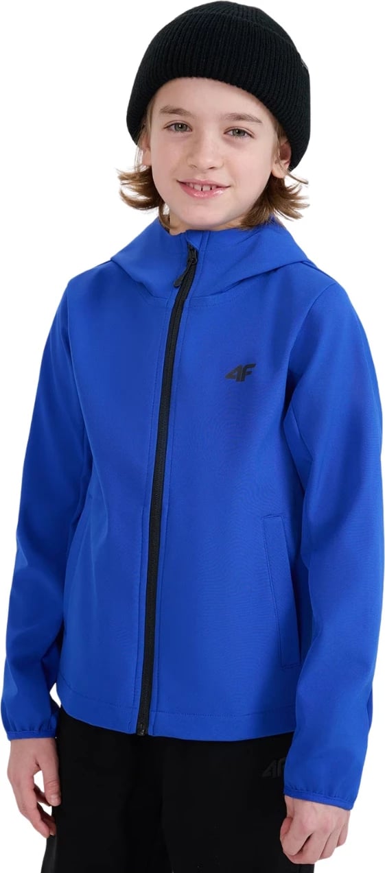 Jakne softshell për djem 4F, kaltër