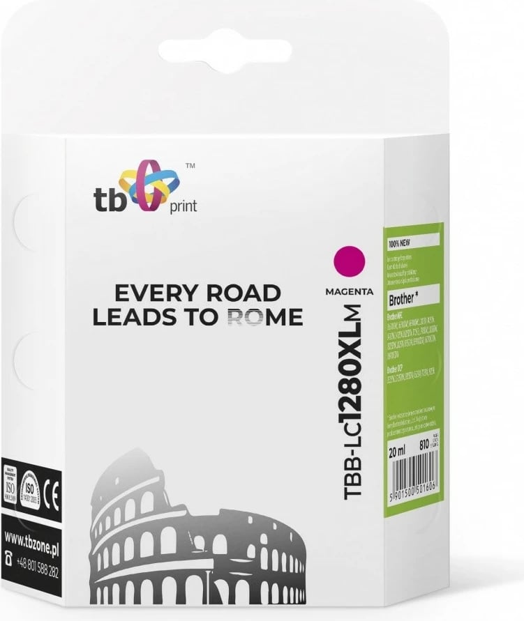 Toner TB Print TBB-LC1280XLM për Brother, Magenta