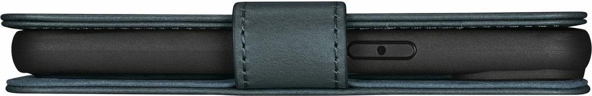 Mbështjellës iCarer Oil Wax Wallet 2in1 për iPhone 14 Plus, lëkurë, Anti-RFID, Blu