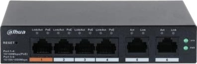 Switch DAHUA DH-CS4226-24ET-375, Managed L2, Gigabit Ethernet, PoE, Zi