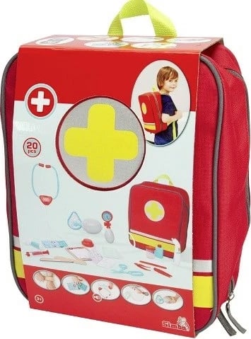 Set mjeku për fëmijë Simba, 20 pjesë, Kuq