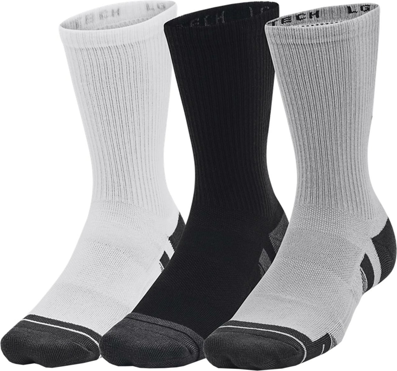 Çorape sportive Under Armour unisex, të bardha, të zeza, të hiri