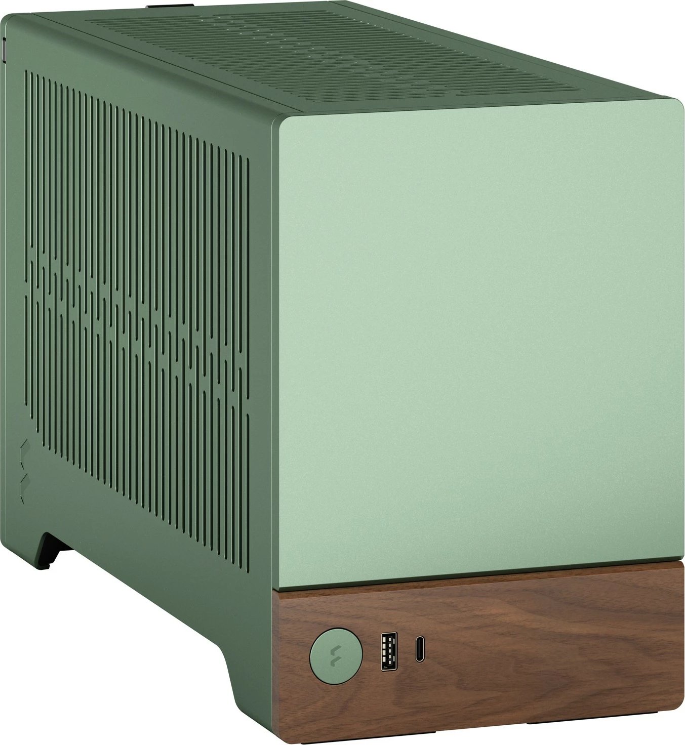 Kasë Fractal Design Terra Mini-ITX, alumini, arrë, jeshile Kasë Fractal Design Terra Mini-ITX, alumini, arrë, jeshile