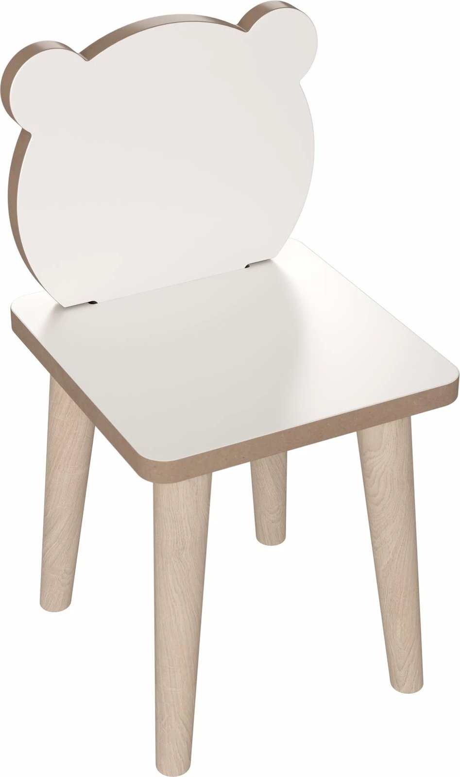 Set tavoline me karrige për fëmijë, Hanah Home, Soho, e bardhë