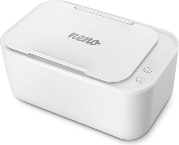 Ngrohës pecetash të lagura neno CALOR, me ekran LED, i bardhë