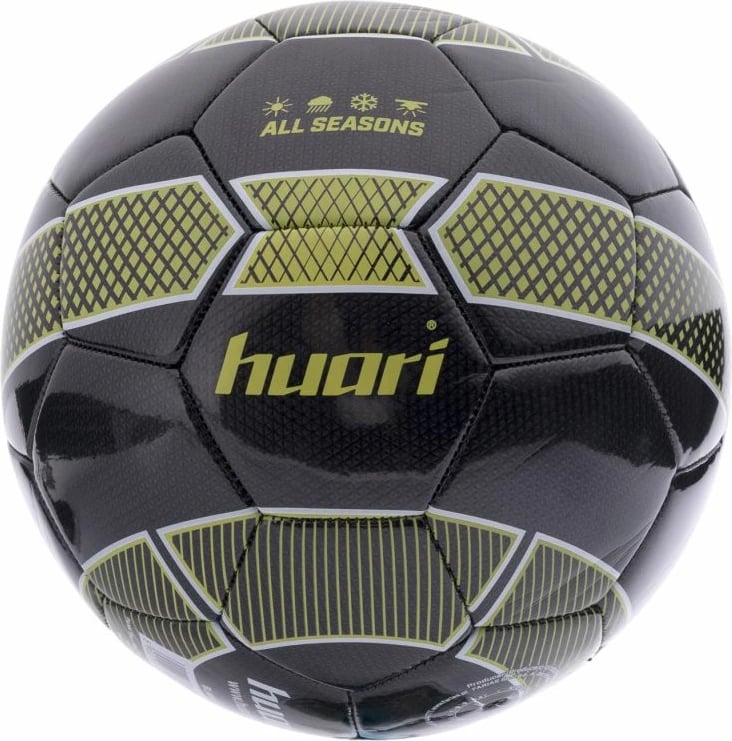 Top futbolli Huari, unisex, e zezë/jeshile