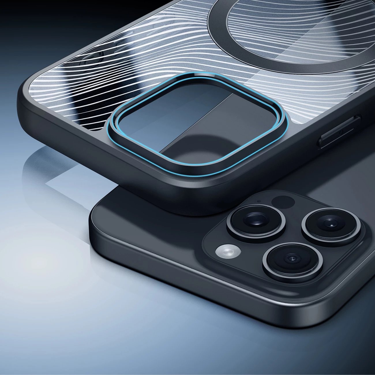 Mbështjellës Dux Ducis Aimo Mag për iPhone 16 Pro Max, MagSafe, i zi