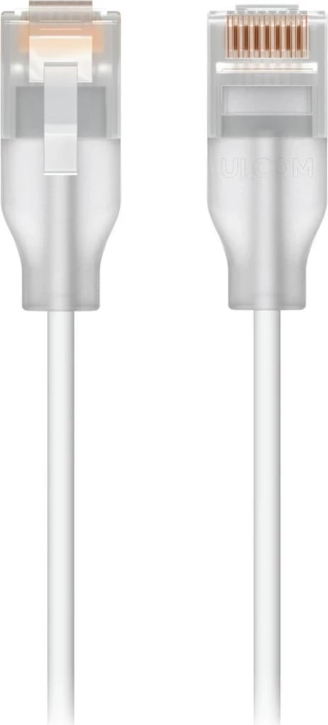 Kabllo rrjeti Ubiquiti UACC-Cable-Patch-EL-1M-W, Cat6, 1m, Translucent