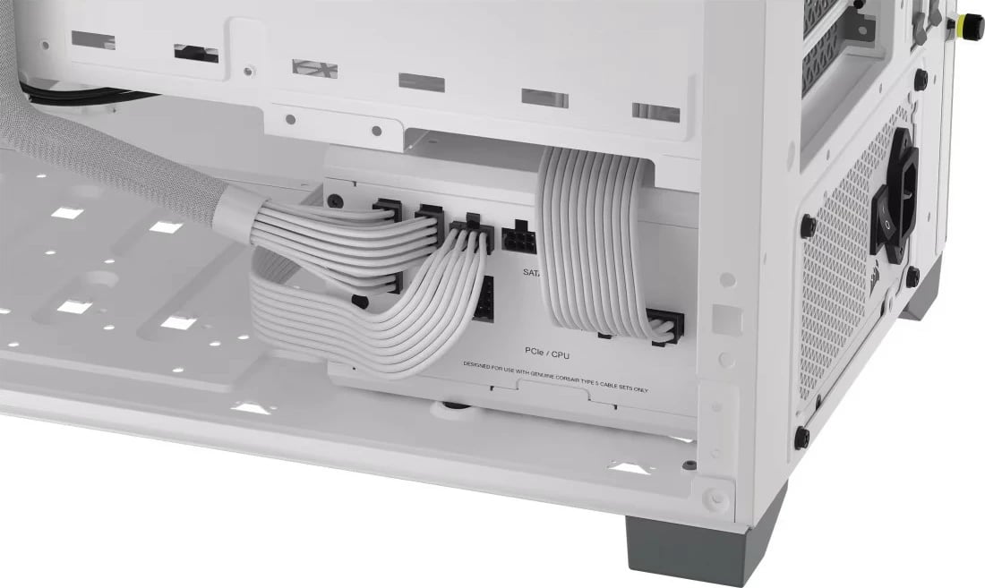 Kasë furnizimi Corsair RM750X SHIFT, 750 W, 80 PLUS Gold, ATX, e bardhë