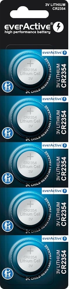 Bateri litium everActive CR2354, set 5 copë