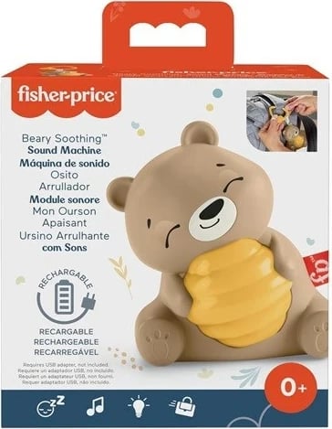 Aparat qetësues Fisher-Price, model Ariu, i rikarikueshëm