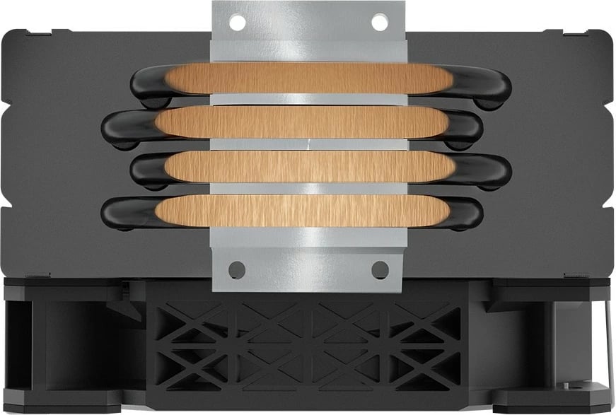 Ftohës procesori Savio Vortex X2 Black, 120 mm, 4-pin, për Intel/AMD, i zi