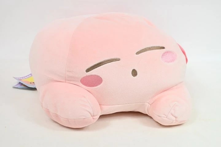 Lodër pelushi TOMY Club Mocchi-Mocchi Suya Suya Sleeping Friend Kirby, 38 cm, shumëngjyrëshe